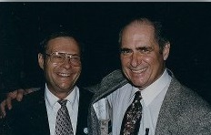 Carl Malburg with Louis Kaczmarek, retired custodian